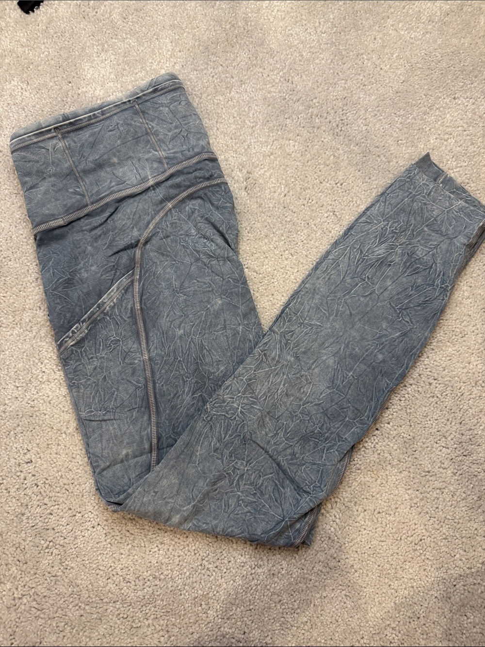 lululemon athletica Washed Gray High-Waist Leggings fast and free